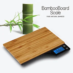 5kg bamboo kitchen scale