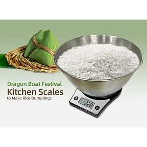 Canny Precision Kitchen Scales to Make Rice Dumplings on Dragon Boat Festival