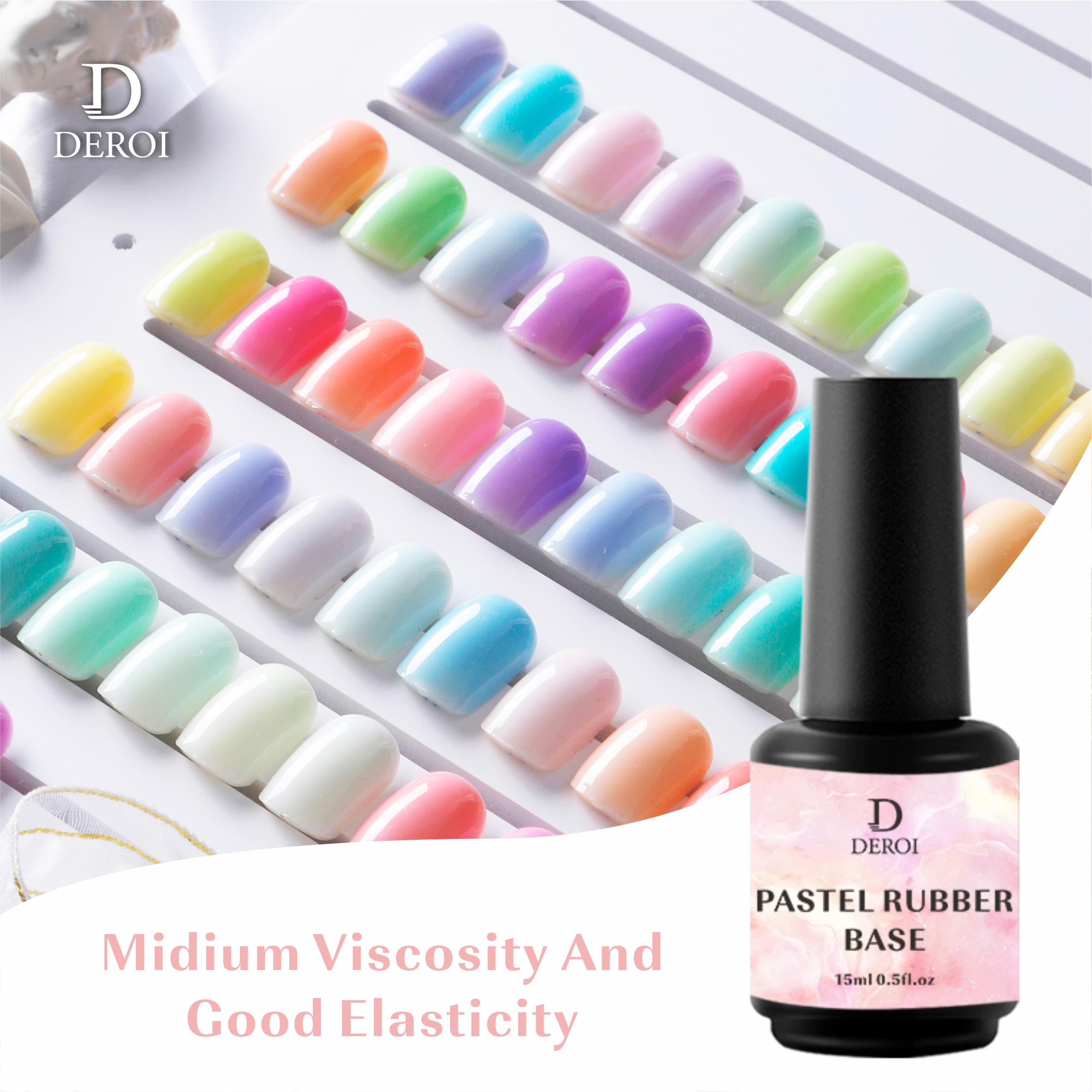 China Nail Products, GELNAIL GEL, NAIL POLISH supplier GUANGZHOU DEROI COSMETICS CO LTD