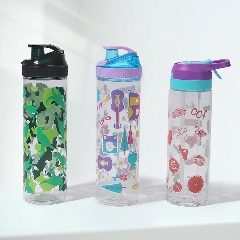 Clear Plastic Water Bottles With Straw | Syloon