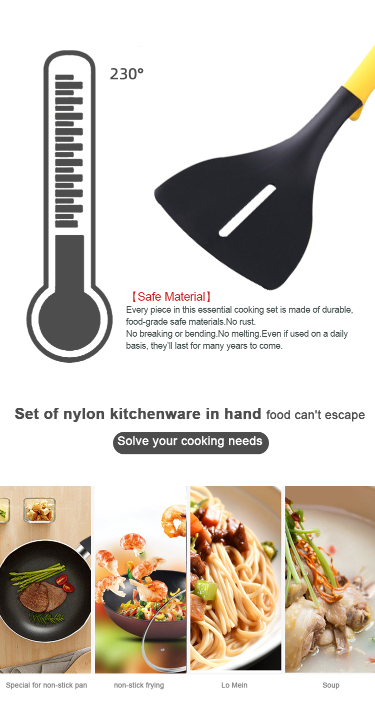 nylon kitchen utensil set