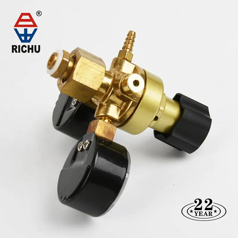 MINI CO2 ARGON Gas Pressure Regulator For MIG/TIG Welder