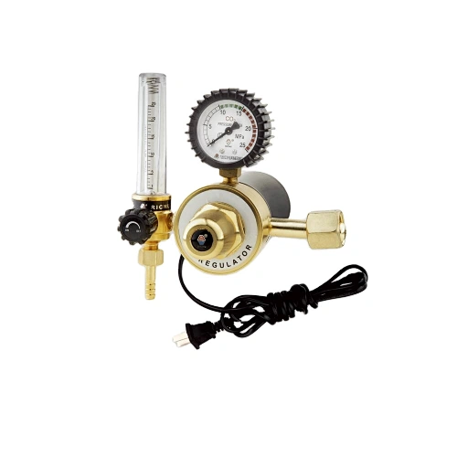 Economic Industrial CO2 Shielding Regulator 220V With Flow meter and Heater