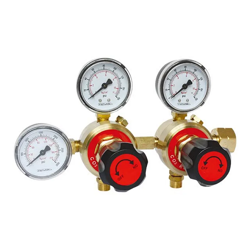 High Pressure Nitrogen Regulator 0-5500kPa For Purge Testing Made By Solid Brass