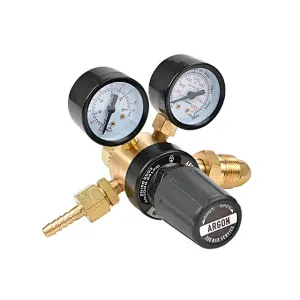 230bar Service Brass Argon/CO2 Gas Regulator With Flow Gauge For MIG/TIG Welder