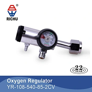 American Type CGA Standard Medical Oxygen Pressure Click Regulator CGA 870