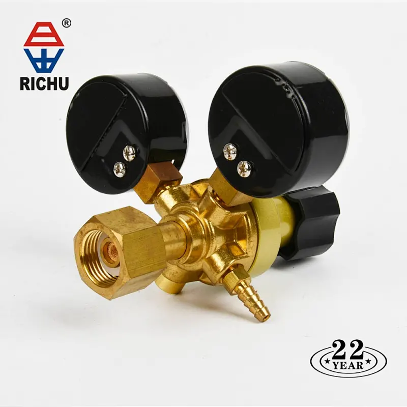 MINI CO2 ARGON Gas Pressure Regulator For MIG/TIG Welder