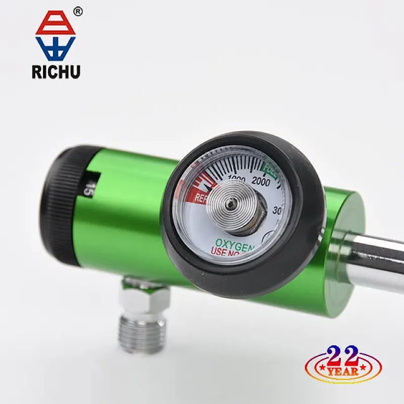 American Type Regulator De Oxgeno Medical Oxygen Pressure Click Regulator CGA 870