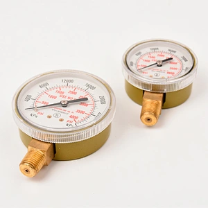 High pressure gauge with brass pressure gauge U-Y63