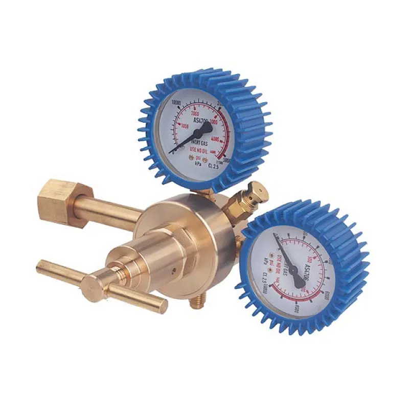 High Pressure Nitrogen Regulator 0-5500kPa For Purge Testing Made By Solid Brass