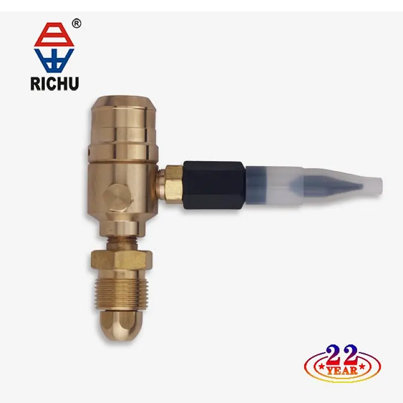 Full Brass Balloon Inflator Helium Pressure Regulator With Hand Wheel