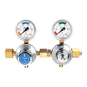 High Pressure Nitrogen Regulator 0-5500kPa For Purge Testing Made By Solid Brass