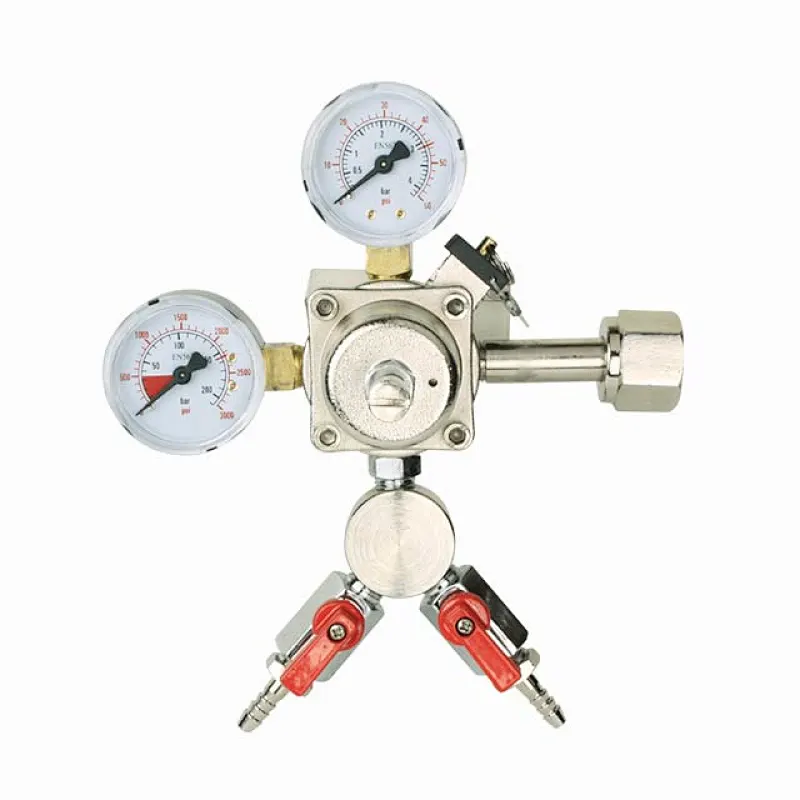 CO2 Beer Regulator With Shut-Off Outlet Valve TR-893