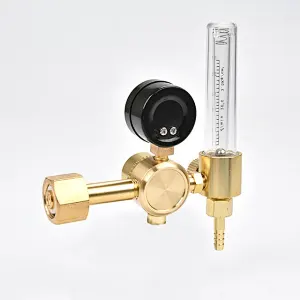 230bar Service Brass Argon/CO2 Gas Regulator With Flow Gauge For MIG/TIG Welder