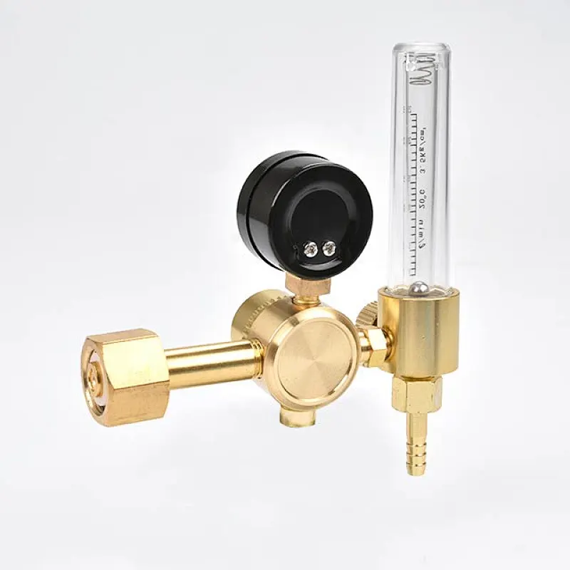 230bar Service Brass Argon/CO2 Gas Regulator With Flow Gauge For MIG/TIG Welder
