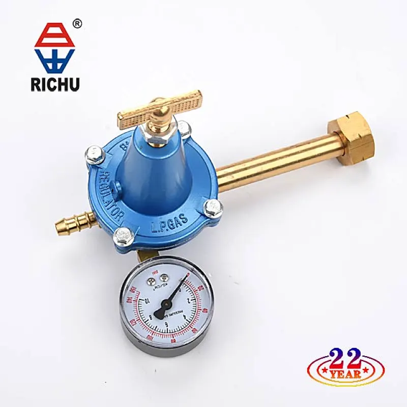LPG Regulator With Single Gauge For Propane Cylinder