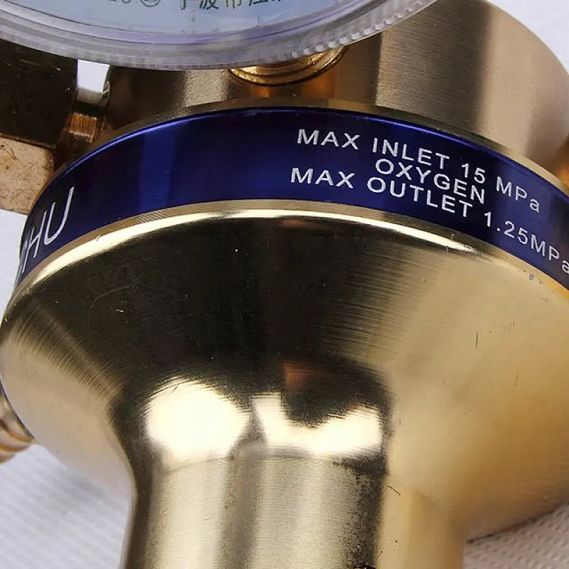 Europe Type 64 Series Brass+Aluminum Welding Regulator For Oxygen Acetylene With Pressure Gauges