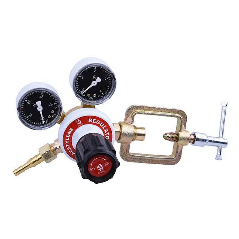 RICHU Russian Type Oxygen Acetylene LPG Gas Cylinder Regulator With Aluminum Body