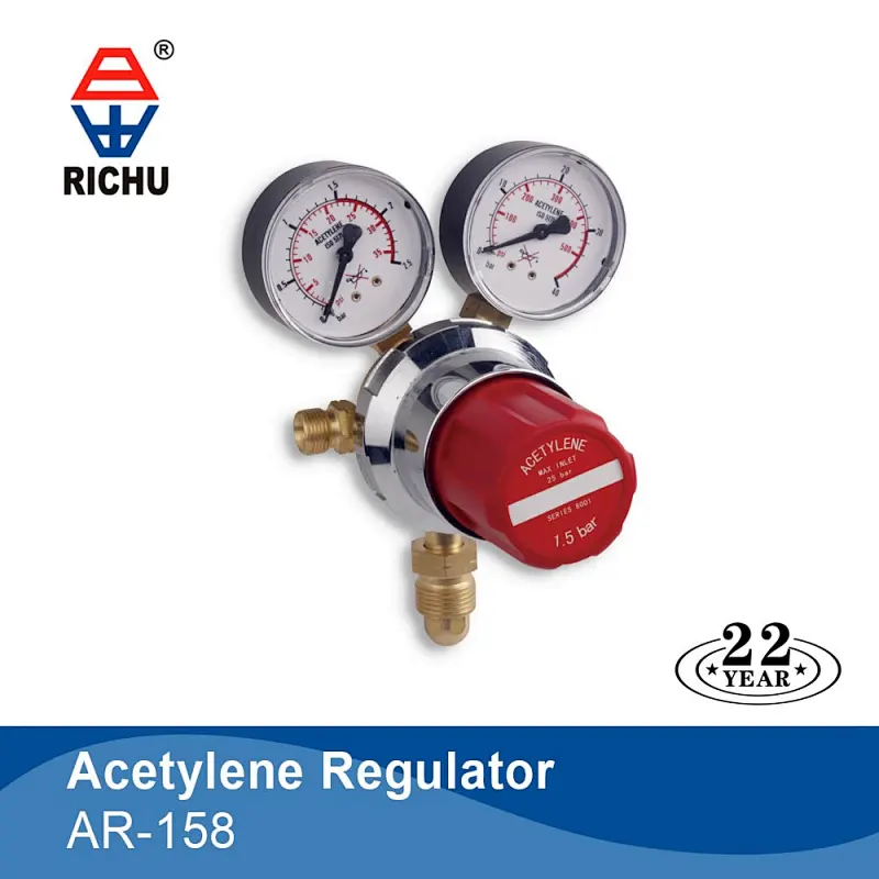 RICHU Acetylene regulator gas welding regulator Acetylene pressure Regulator