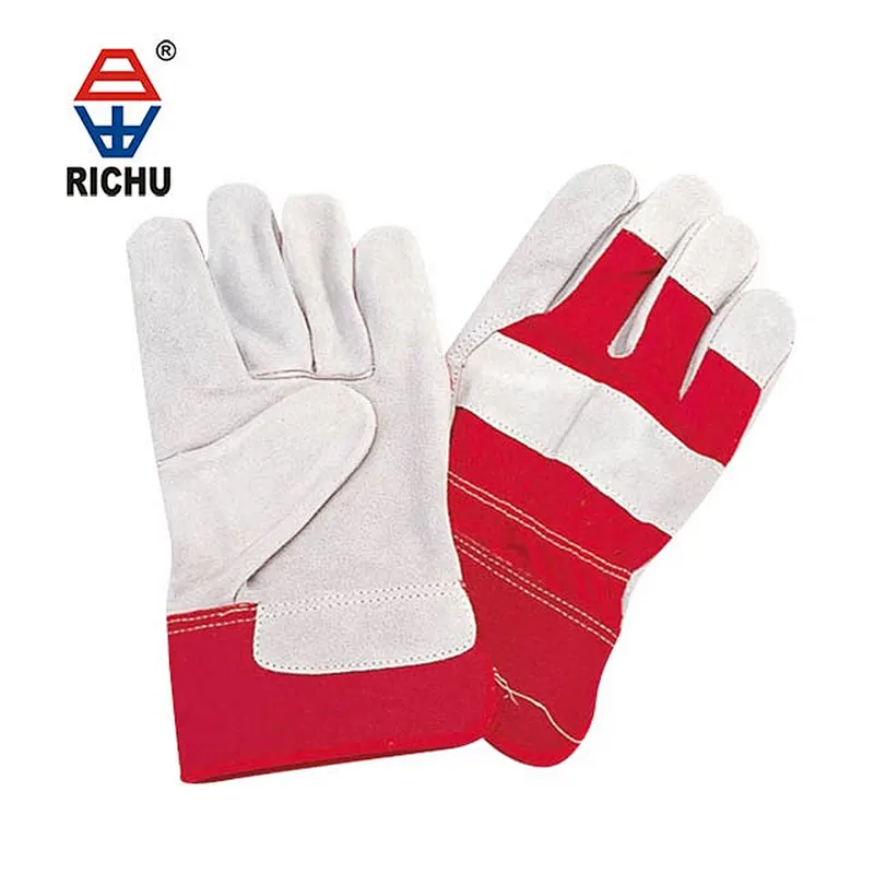 10.5 inch cowhide leather welding work gloves