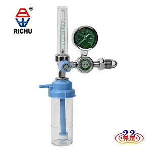 Hospital Buoy Type Medical Oxygen Regulator with Humidifier and Flow Meter