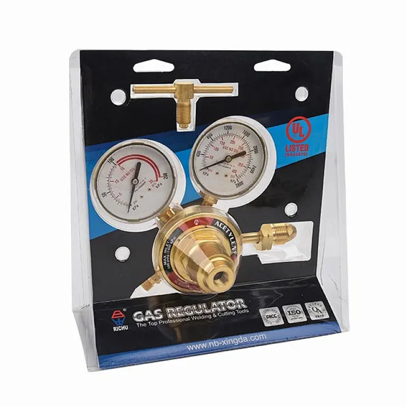 Victor Type SR 350 Series Heavy/Medium Duty Single Stage With 2 Gauges Oxygen Gas Regulator With UL Listed