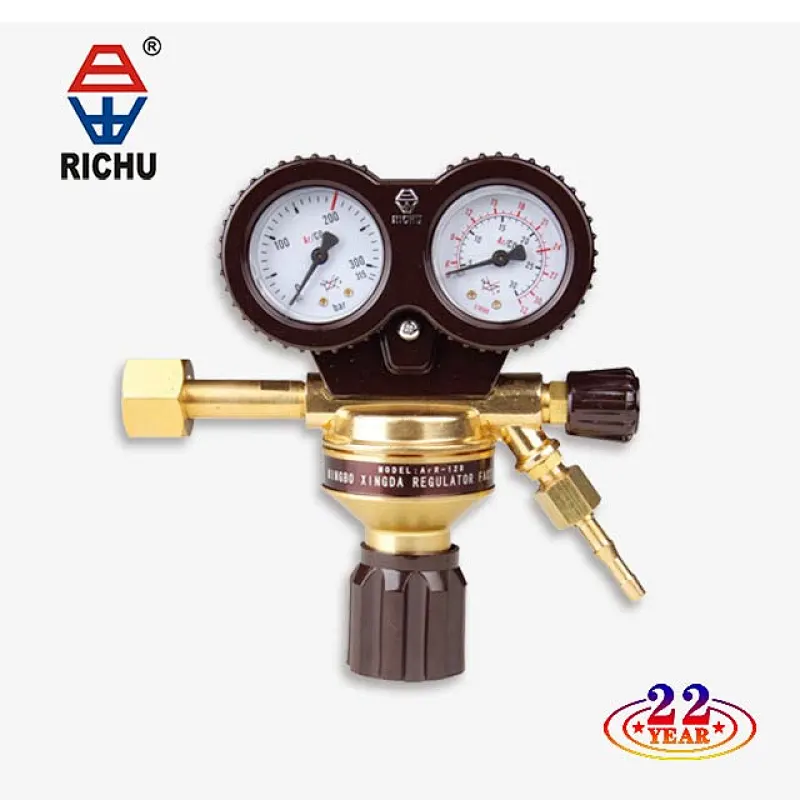 HR-128 Helium Gas Regulator For Patent Owned