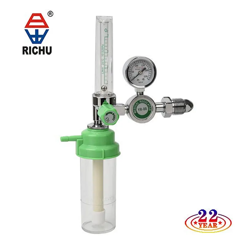 Hospital Buoy Type Medical Oxygen Regulator with Humidifier and Flow Meter