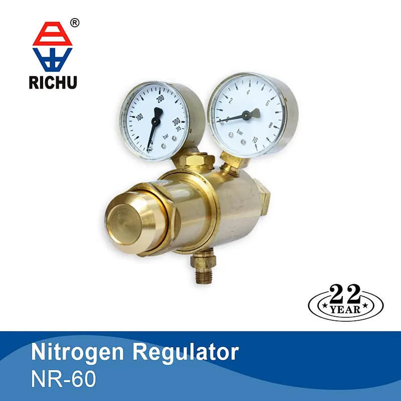 High Pressure Nitrogen Regulator 0-800 PSI For HVAC,Purging,Laser and Testing Made By Solid Brass