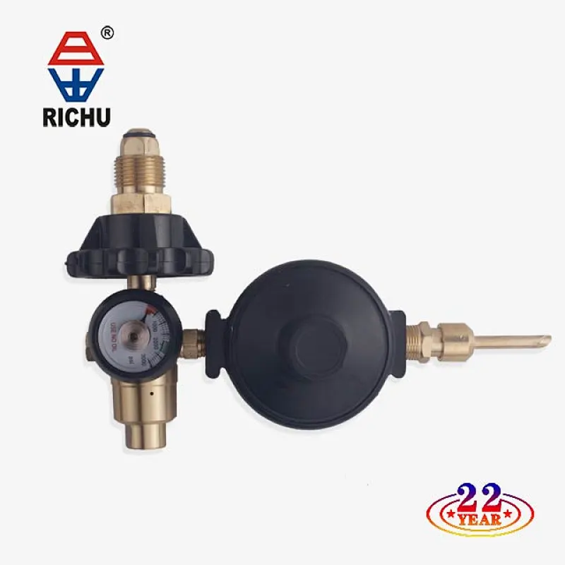 Helium Pressure Regulator with Helium Gas