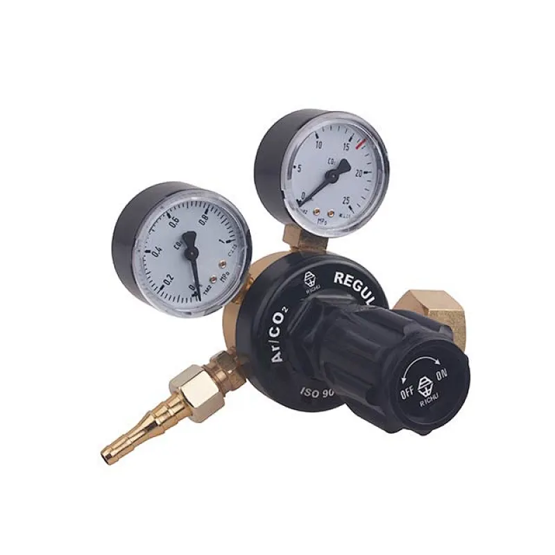RICHU Russian Type Oxygen Acetylene LPG Gas Cylinder Regulator With Aluminum Body