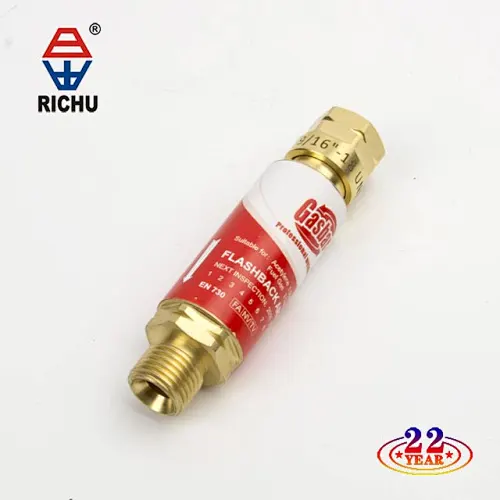 Flashback Arrestor For Acetylene Regulator