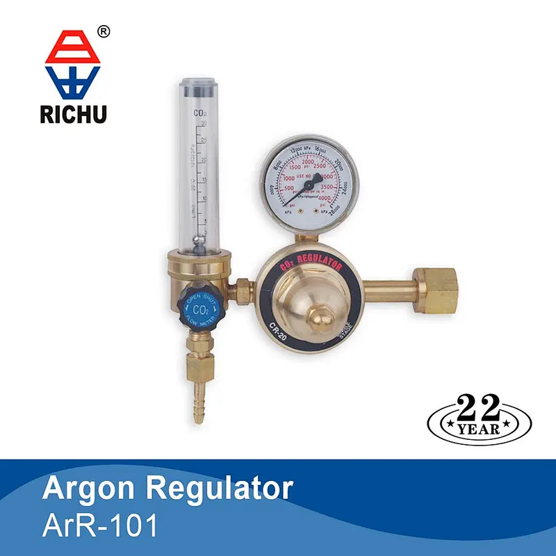 American Type Argon Regulator with Flow Meter