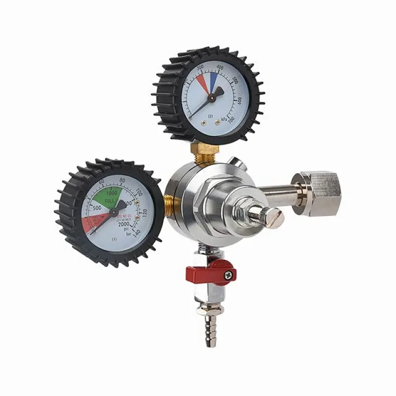 CO2 Beer Regulator With Shut-Off Outlet Valve TR-893