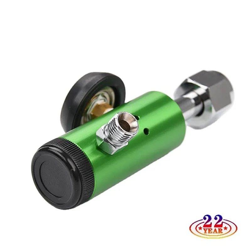 Medical Grade CGA 540 Oxygen Pressure Regulator With DISS or BARB Outlet