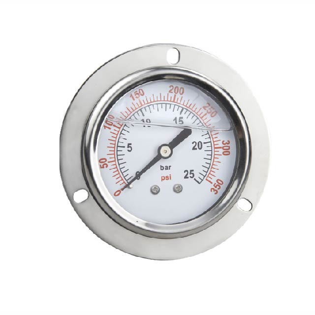 Bourdon Tubes Mechanical Air Pressure Gauge for Gaseous and Liquid Media Manometer Vacuum pressure gauge