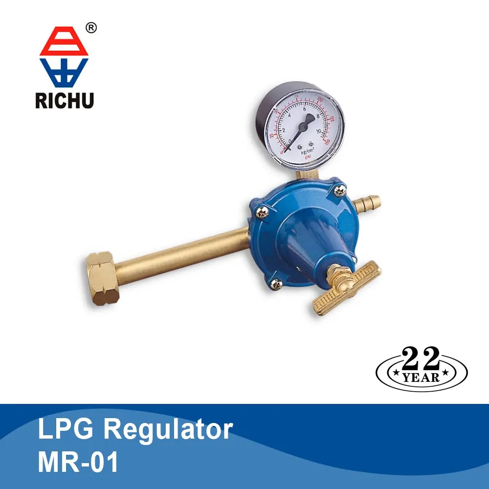 LPG Regulator With Single Gauge For Propane Cylinder MR-01