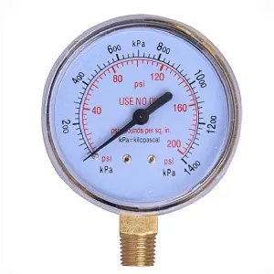 High pressure gauge with brass pressure gauge U-Y63