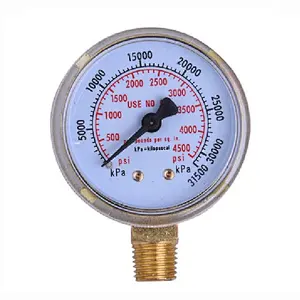 Wholesale China factory cheap 1/4 1/8 NPT 2.3 Face precision pointer pressure gauge