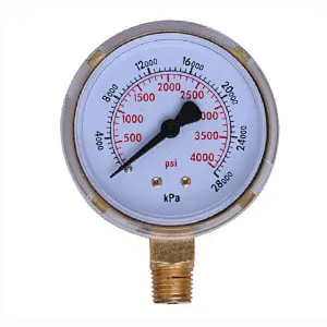 High pressure gauge with brass pressure gauge U-Y63