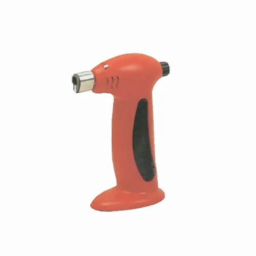 Big customized logo camping fire refillable butane gas refill color flame BBQ micro torch lighter