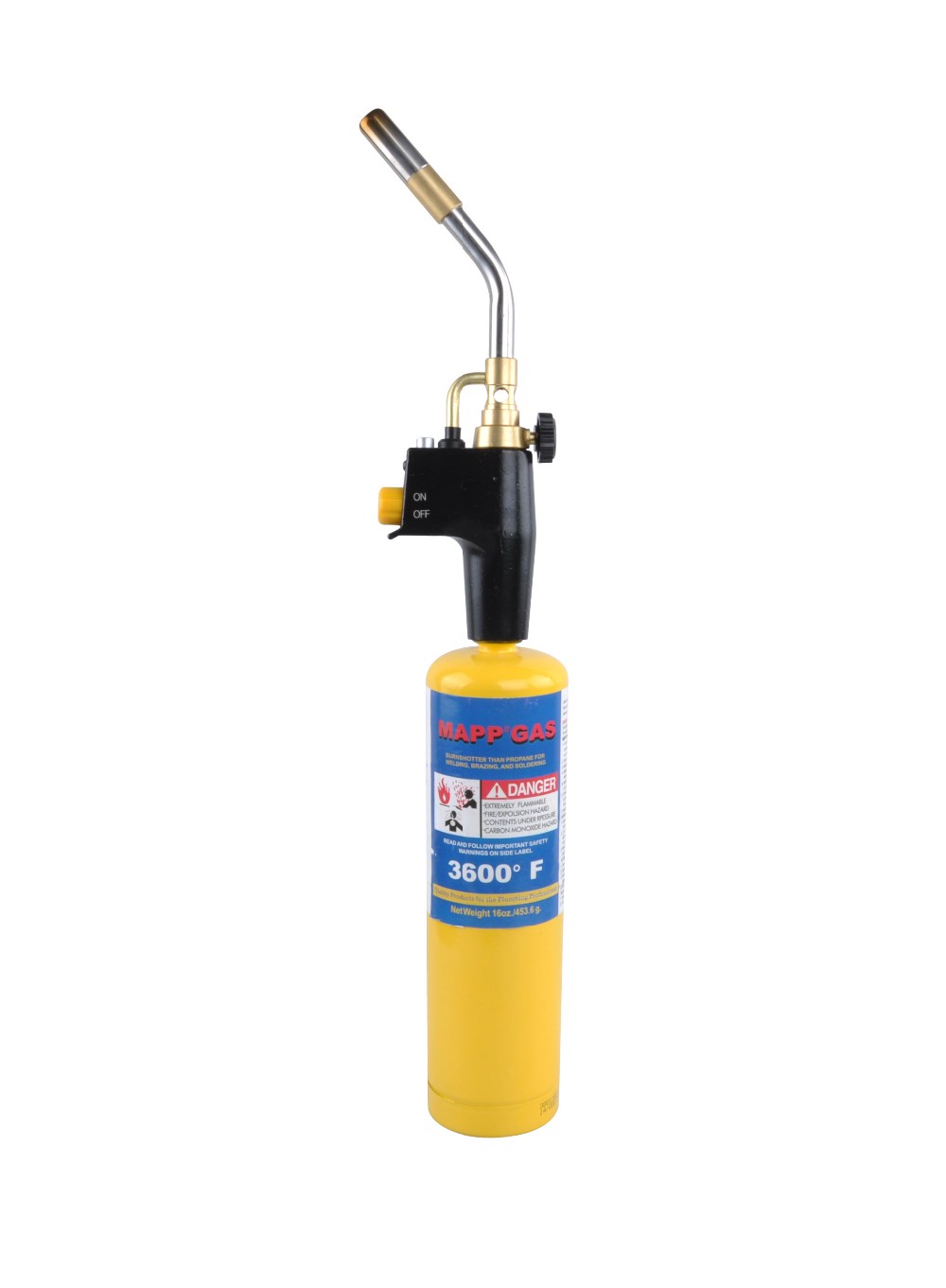 Mag-Torch Self-Lighting Tradesman Regulated MAPP or Propane Torch KT-849