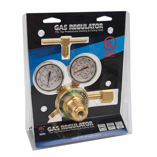 American Type SR 250 Series Medium Duty Single Stage With 2 Gauges Oxygen Gas Regulator With UL Listed