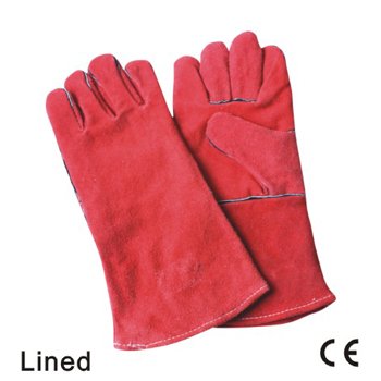 14'' cow split leather welding glove