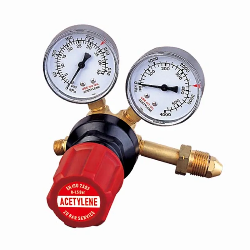 Oxygen pressure reducer australia type regulator
