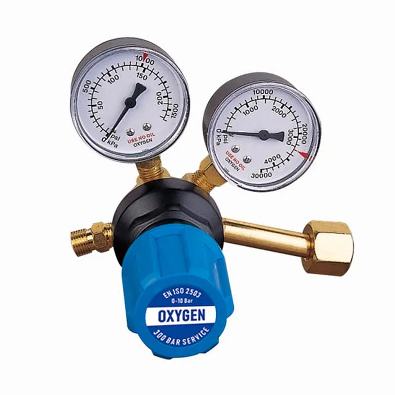 Oxygen pressure reducer australia type regulator