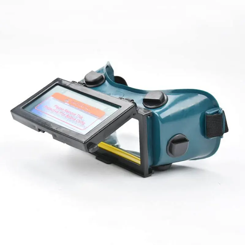 Auto Darkening Welding Helmet Eye Automatic Anti-glare Electric Solar Darkening Mask Safety Welding Goggles Lens Glass Green