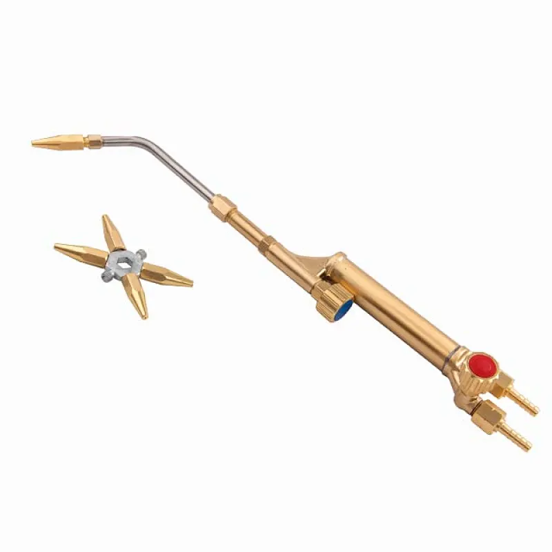Japanese Type High Quality Full Brass Gas Welding Torch With 5 Welding Nozzles