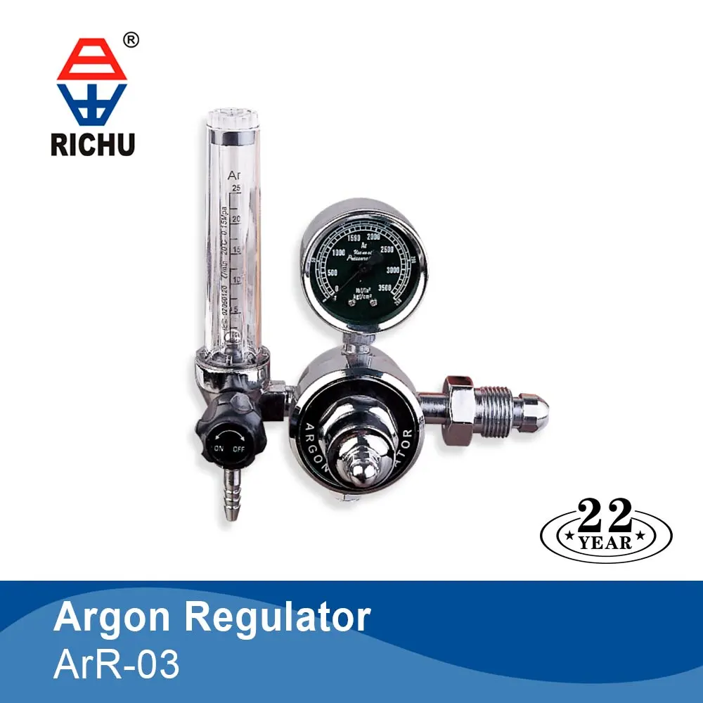 Argon Regulator Present with Flow Meter CO2