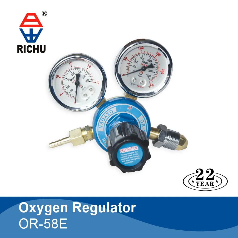 OR-58E Practical Pressure Oxygen Regulator With Meter